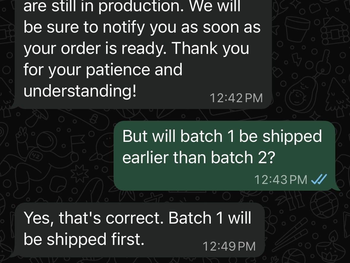 diduseemybagph's tweet photo. GO 578 - BTS inspired clothing by eighttkpop (IG)
Update from the seller. Items are still being made. Batch 1 will be shipped first before batch 2
#PHBagCheck https://t.co/JfEG9S3KWg