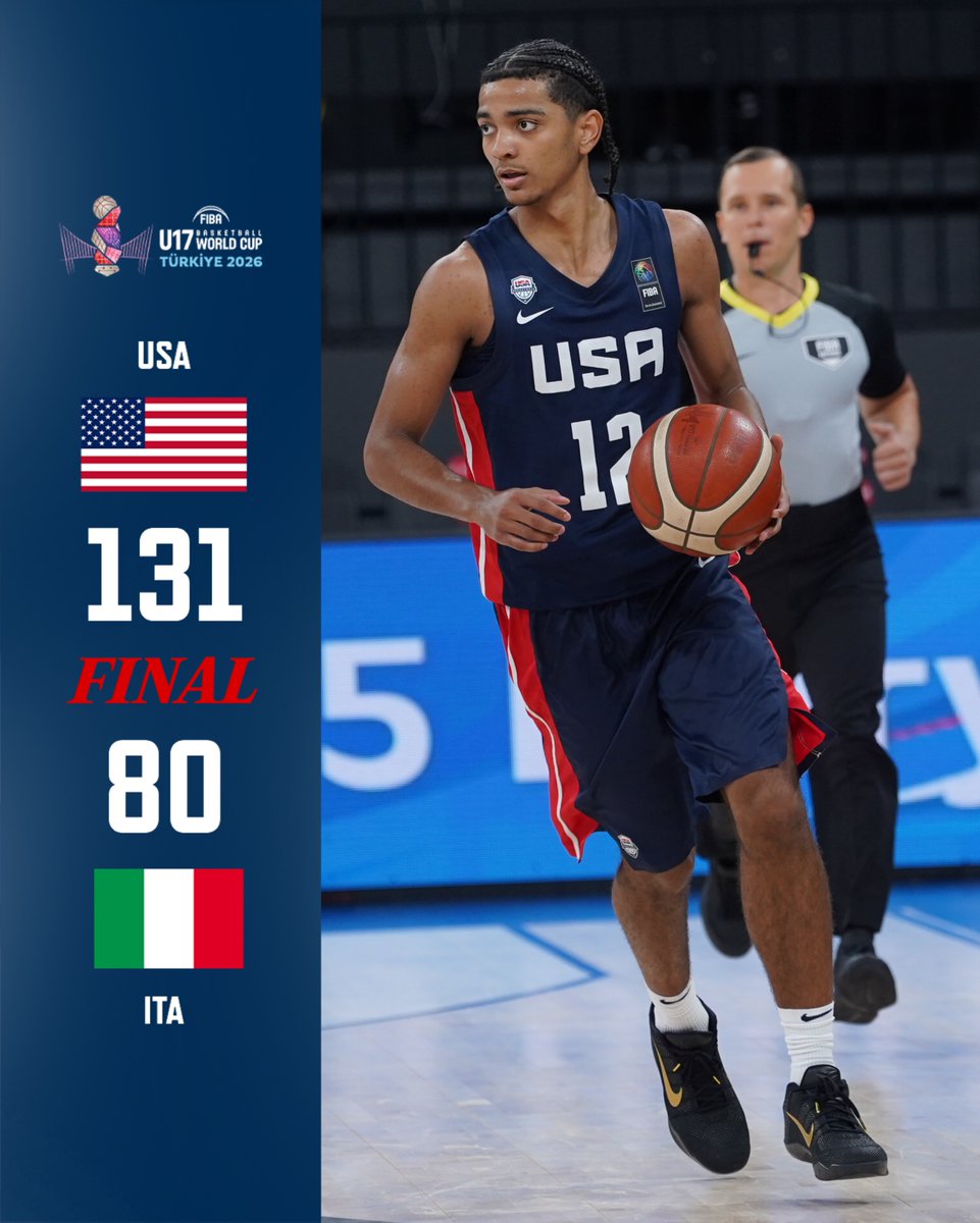 usabjnt's tweet photo. UNDEFEATED THROUGH GROUP STAGE! ✅

@CJRosser7 22 pts, 6 reb
@CayDBaller 19 pts, 9 ast
Joaquim Boumtje Boumtje 16 pts, 11 reb

🇺🇸 #USABMU17 x #FIBAU17 https://t.co/VgAm3fLjzn