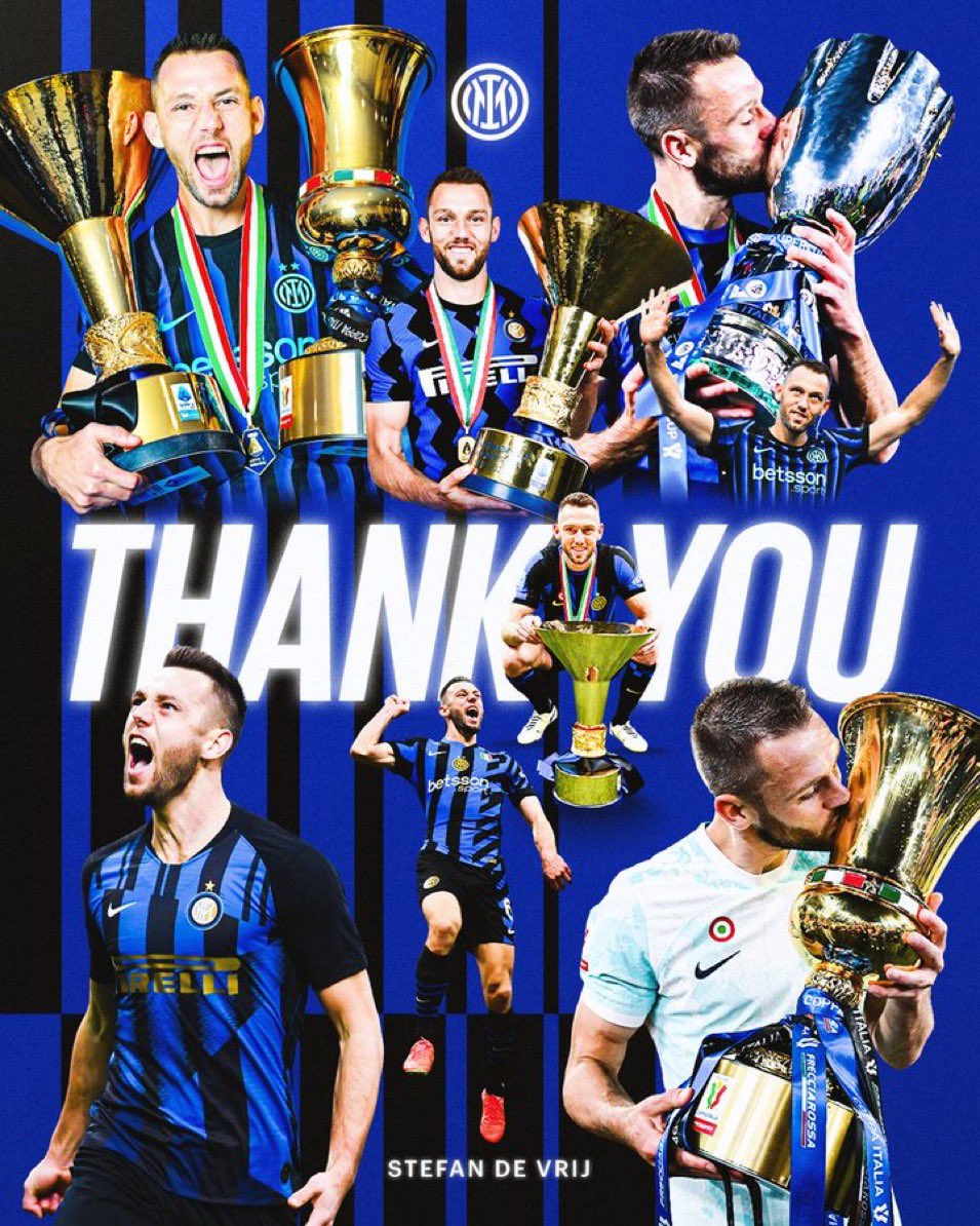 FBiasin's tweet photo. Darmian, deVrij, Acerbi, Sommer: oggi l’Inter saluta quattro pezzi importanti, quattro (non più) ragazzi arrivati nella semi-indifferenza, costati quasi nulla e che si sono dimostrati preziosissimi.

Chi li sostituirà avrà un termine di paragone molto alto: onore a loro. https://t.co/Bs8xanZFHn