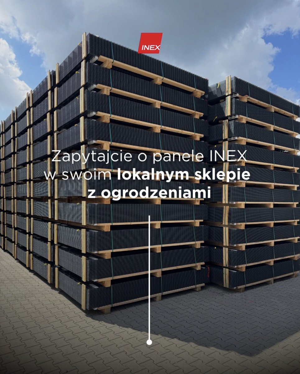 inex24pl's tweet photo. Kolejna partia paneli INEX czeka na placu - za chwilę trafi na ciężarówki i ruszy w różne zakątki Polski, prosto do naszych dystrybutorów.

Zapytajcie o panele INEX w swoim lokalnym sklepie z ogrodzeniami.

#inex #inex24 #ogrodzeniapanelowe #paneleogrodzeniowe https://t.co/Ri2t900nLY