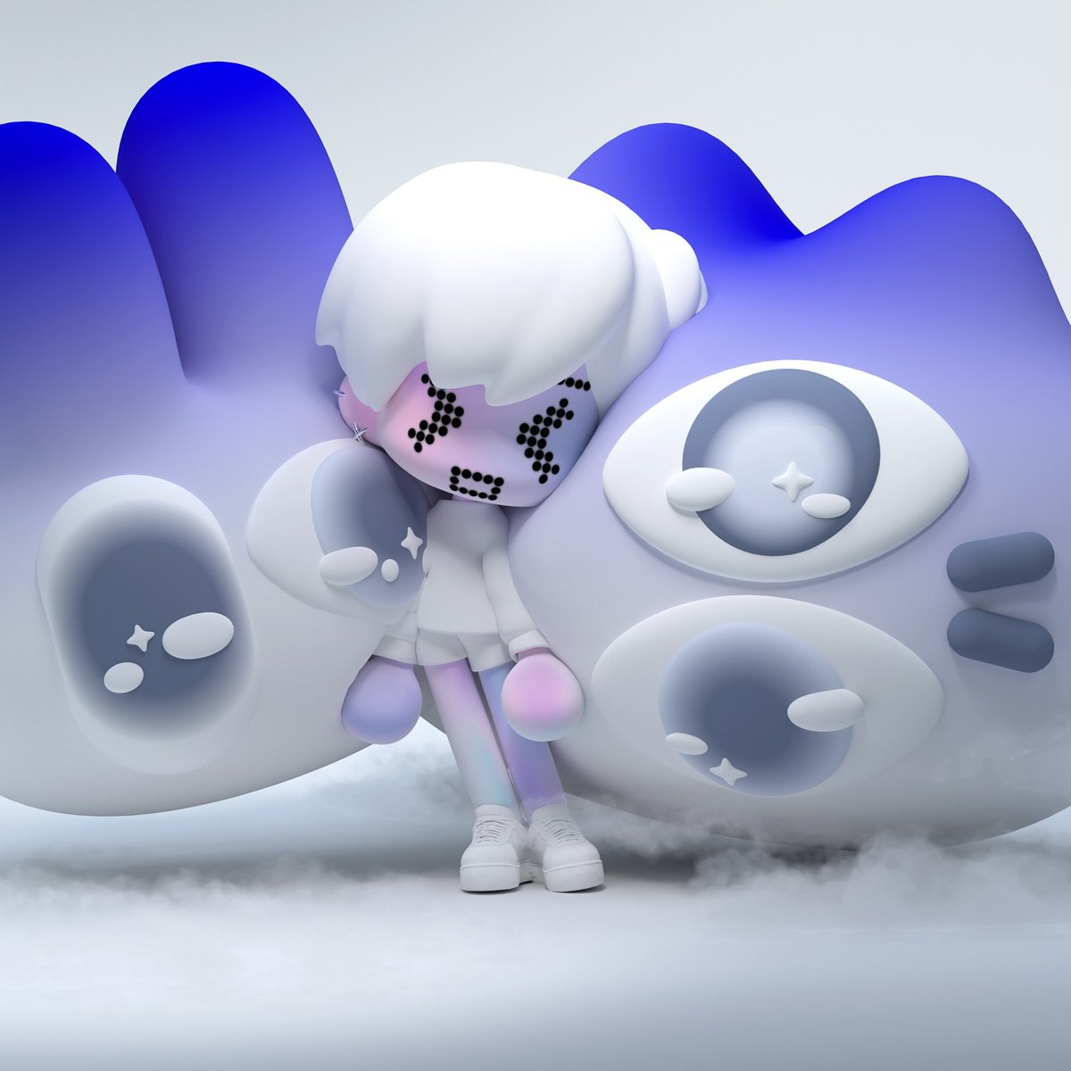 sssooomii's tweet photo. ＞□＜
. 
#デザイン #イラスト
#c4d #b3d #3dcg https://t.co/B27uExMrhn
