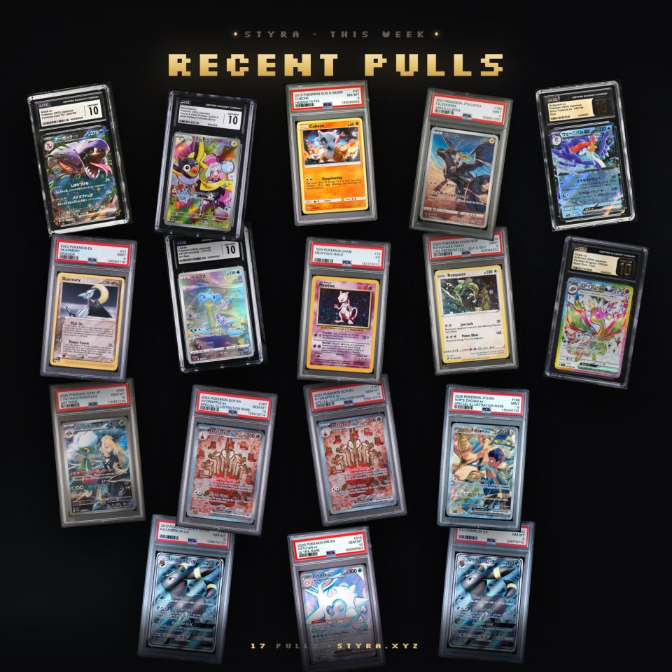 Styraxyz's tweet photo. Recent pulls👀

3 chase cards in there if you know what you're looking at. https://t.co/IlkrxC9381