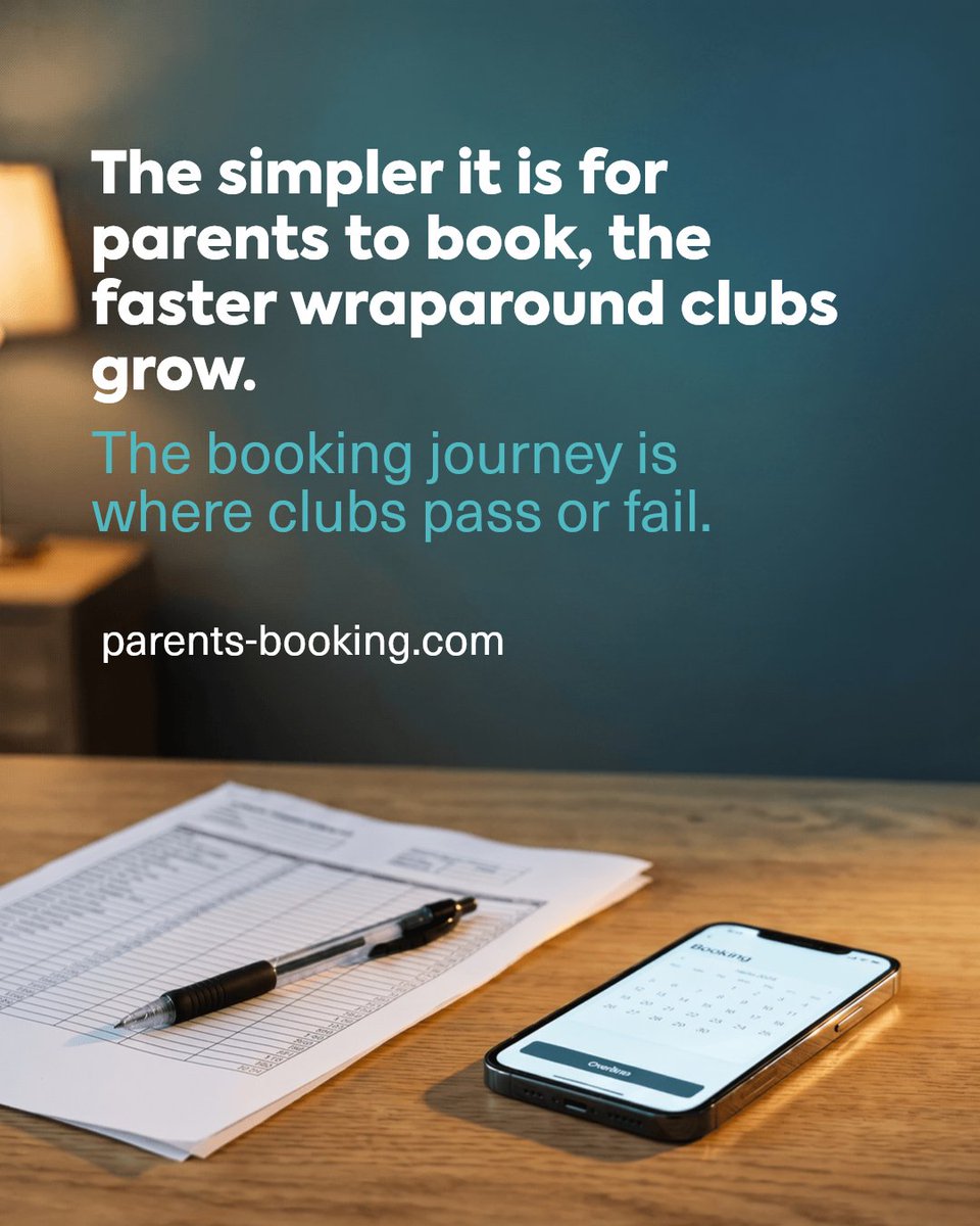 parents_booking's tweet photo. Wraparound clubs grow faster when parents book directly through a simple, parent-friendly system. 

Book your personal platform demo today https://t.co/2OpvFsvkLA

#WraparoundChildcare #SchoolAdmin https://t.co/b2SQmS82CU