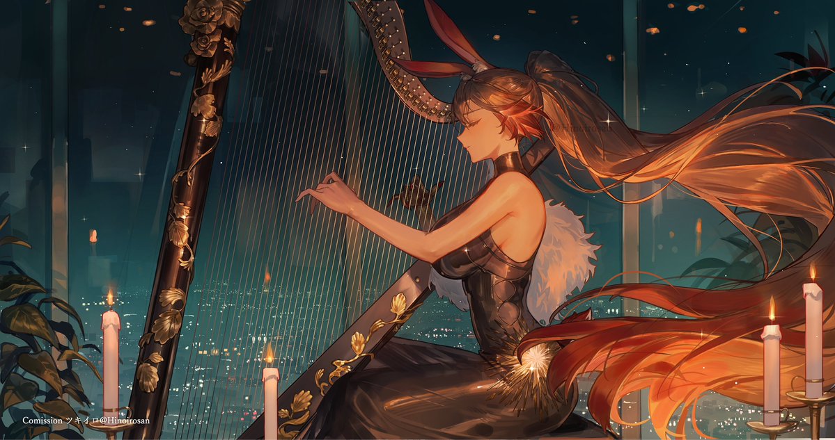 Hinoirosan's tweet photo. Commission🕯️🎵 https://t.co/0GAJxRmOiw