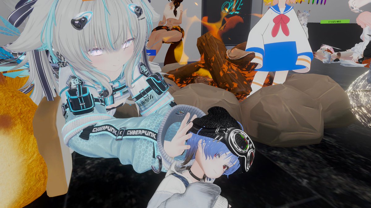 ShimofumiVR's tweet photo. 昨日の #Bar爺
ワールドポータル置き合戦してました
Just火葬ってなんやねん…

今日はあとでいいご報告できる！
はず！ https://t.co/U8Jwbzsuvm