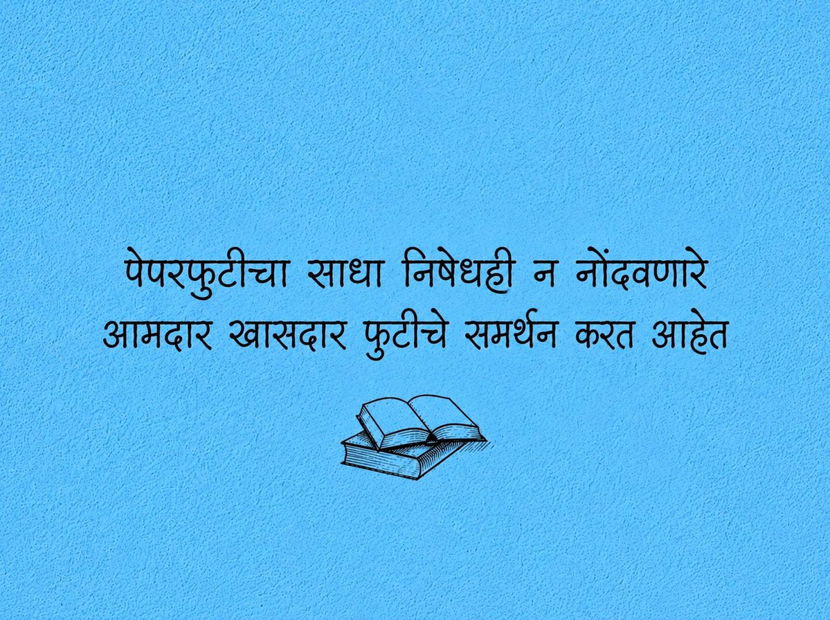 Rashtrabhasha_'s tweet photo. सत्ताधारी पक्षाचा समर्थक होणे सोपे नाही... https://t.co/UmsdfjBvmk