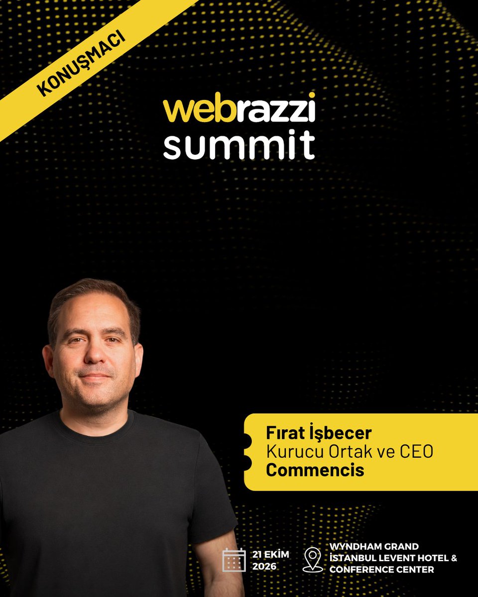 Fırat İşbecer, Webrazzi Summit 2026'da Sahne Alacak