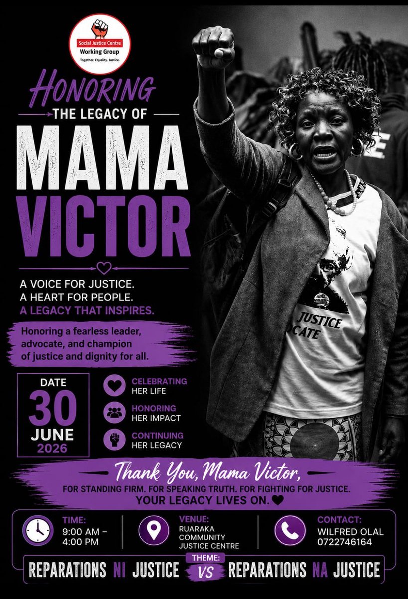 OfficialMasjic's tweet photo. A very revolutionary day. We remember a martyre #MamaVictor #InMemoryOfMamaVictor @UhaiWetu @WomenHRDs @WomenHRDs @AmkeniC https://t.co/fxwOeJMlHq