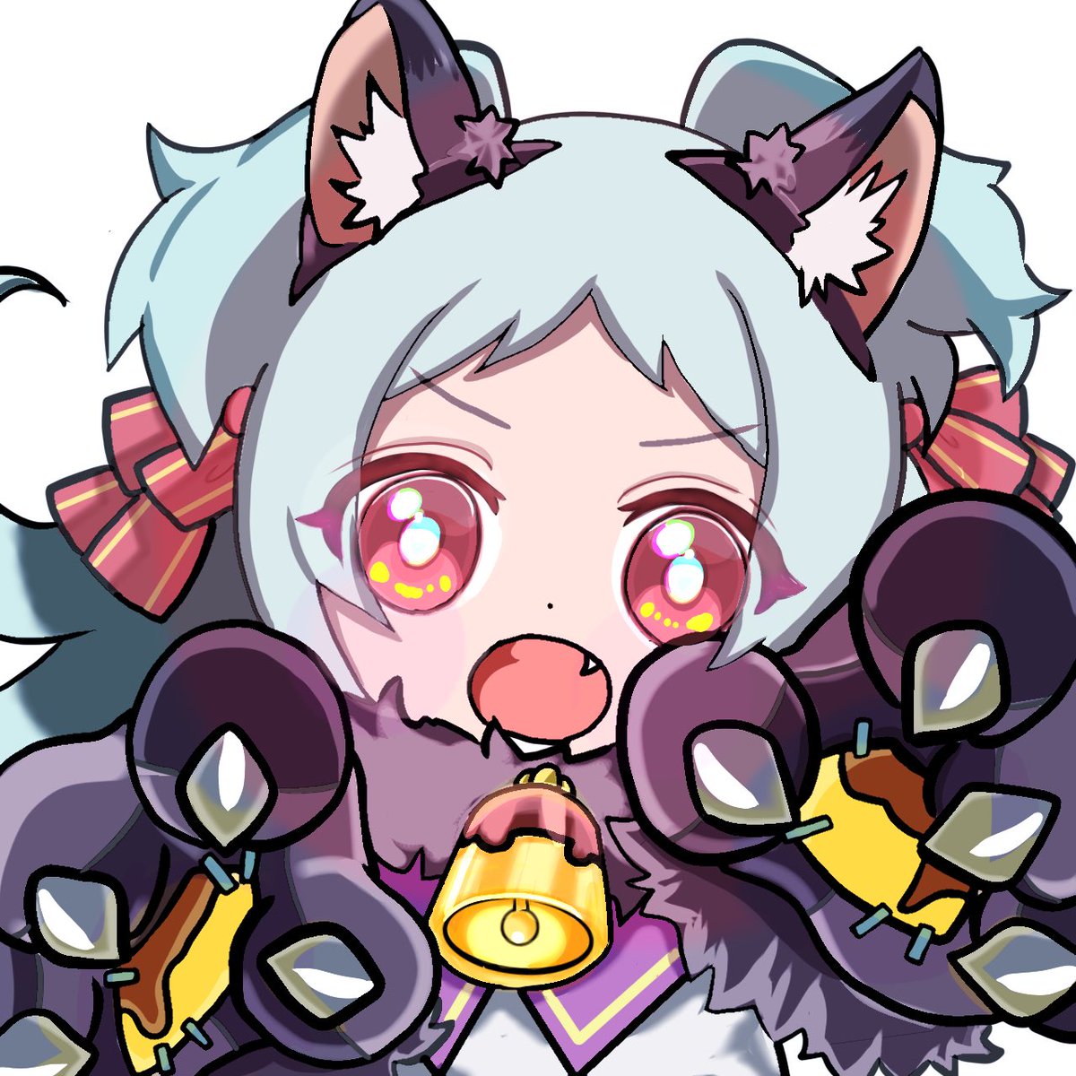 Qier0n's tweet photo. ミヤコ（ハロウィン）🎃👻

かわいい手🐺🐾໊を
ぷりんにさせて頂いたの〜！⟡.·

#プリコネR #ミヤコ https://t.co/S7BdvRgDE7