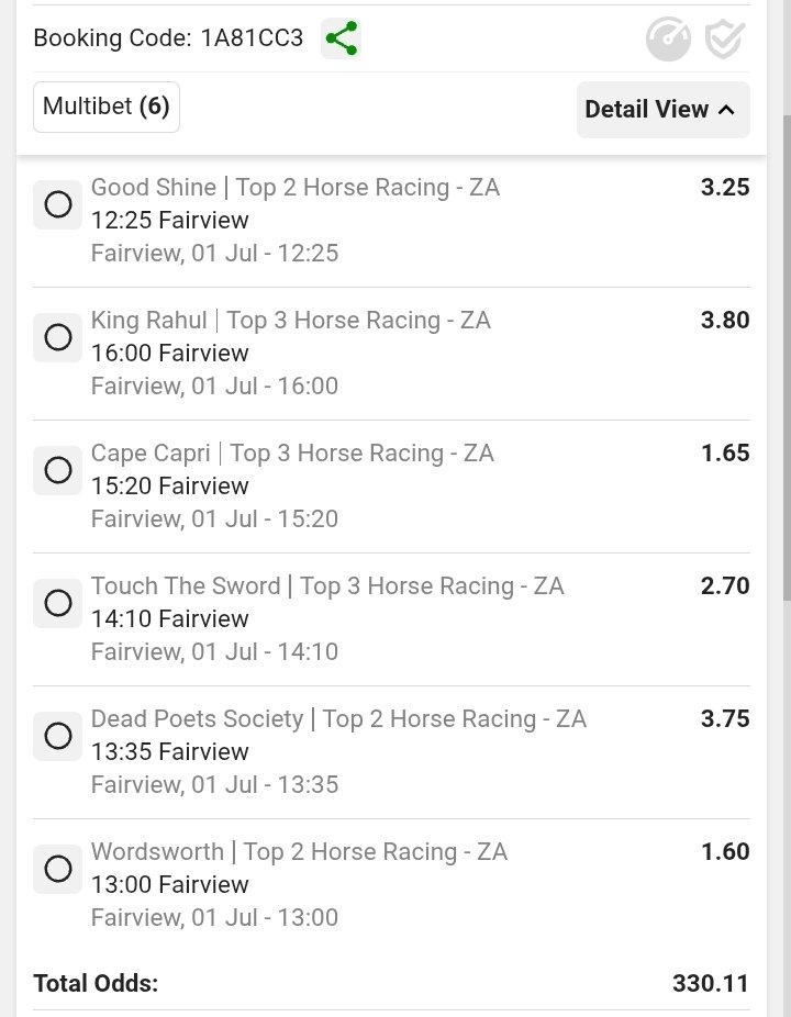 Slaughterrman's tweet photo. Fairview Horse Race 🏇 🏁. .. Re-tweet for others 
Racing: Wednesday 

Winning form 330 odds
Code 👉👉 1A81CC3

Money Horses 
Code 👉👉 1A81D6B https://t.co/3RjfELF8Kf
