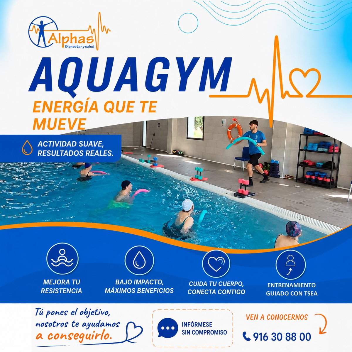 alphas_salud's tweet photo. 🏊‍♀️💙 Aquagym en Alphas Bienestar y Salud.
Actividad suave, resultados reales:

 ✔ Mejora tu resistencia
 ✔ Bajo impacto
 ✔ Máximos beneficios
 ✔ Entrenamiento guiado por profesionales TSEA
📞 916 30 88 00

#Aquagym #Bienestar #Salud #VidaActiva https://t.co/pVxHjd78Ov