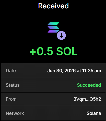 TrashPandaTPI's tweet photo. Purchase of 1.25M $TPI completed

Price: 0.5 SOL

Tx: https://t.co/XkdC9MRi5T

3VqmoMuvQpT21ky6F9M9QsZ34mn8p19fRCPKoLCQQ5h2

Send 1 SOL → 2.5M $TPI

Send SOL to:
yXK2tNd9FeZGBEATYZzZ68afKrMTjUg97Lje3ahDTfy

Min 0.2 SOL

Retweet &amp; Drop Sol Address for $100 Airdrops https://t.co/TexMlGWb0l