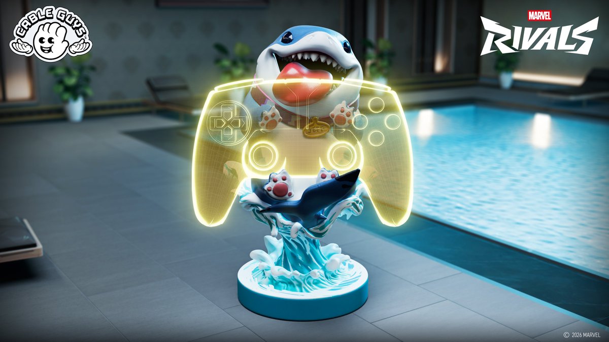 exgpro's tweet photo. The cutest shark you ever did see… Marvel Jeff The Land Shark is in the house 🦈💖
#marvelrivals #jefftheshark #Gaming #Exgpro #CableGuys https://t.co/GLrDCZaIT5