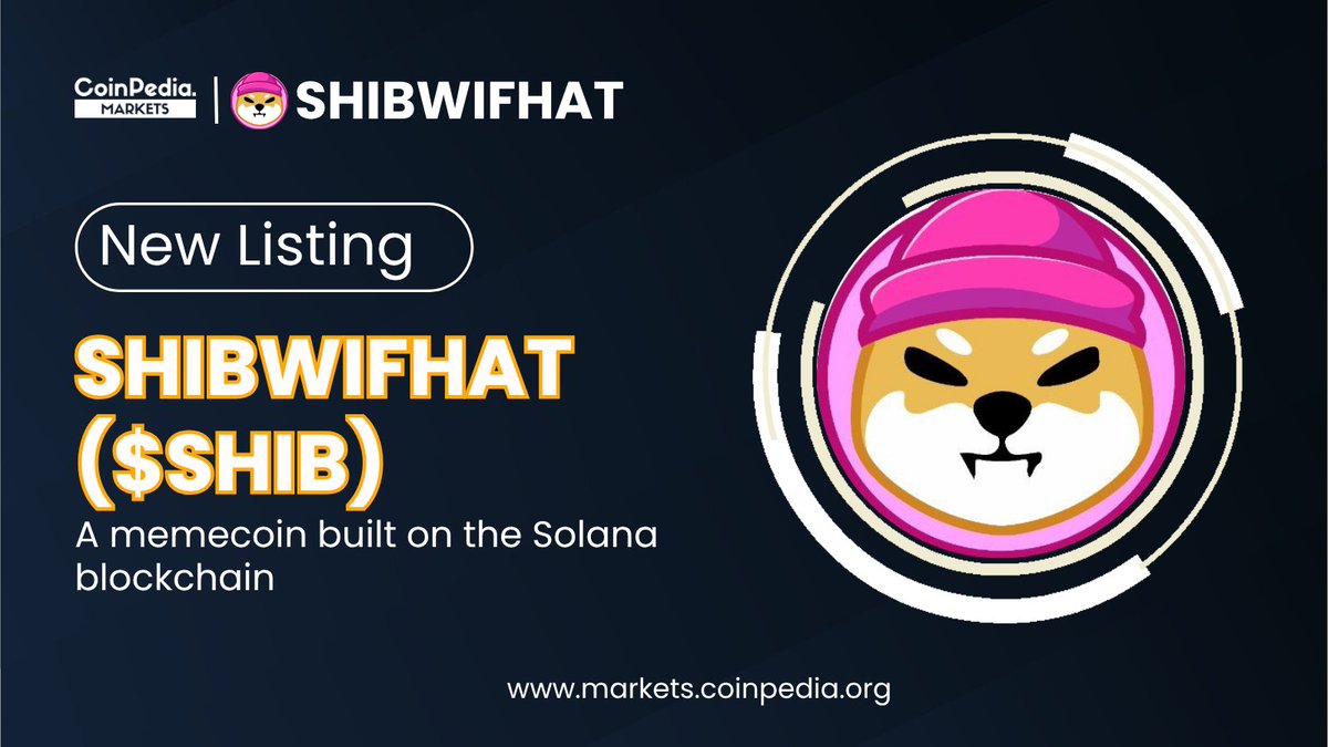 MarketCoinpedia's tweet photo. New #Listing! 💥

We’re thrilled to announce $SHIB is now listed on #CoinpediaMarkets 🚀

@shibwifcoin is a #memecoin inspired by the success of Dogwifhat and the Shiba Inu "Doge-killer" narrative and is built on the #Solana blockchain. 🔥

Track #SHIB here: https://t.co/lpYaG7cMSt
