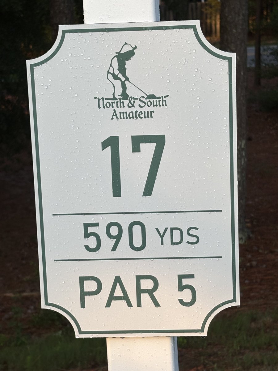 RickRhandchen's tweet photo. Good Tuesday morning from God‘s country. Today is the first day of the north south amateur championship being played on Course two and Course four. Here is a short list of some previous champions of this tournament. https://t.co/cFgkUEb4rE