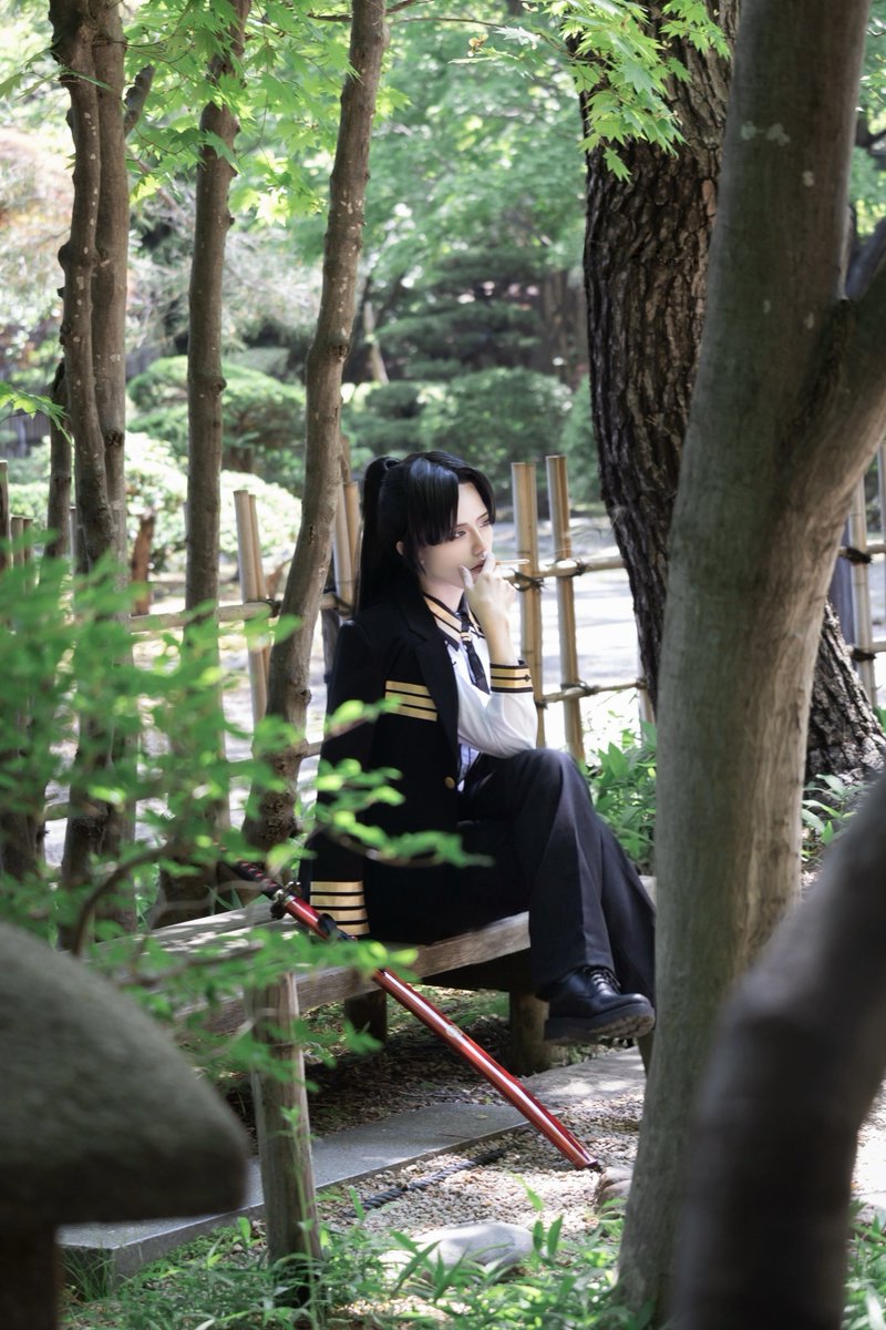 milk_D0426's tweet photo. 【cosplay/日本三國】 ※喫煙加工

阿佐馬芳経 (25)

p.＠hiiragi__film 
#sumi_film https://t.co/t8rX2CWj3G