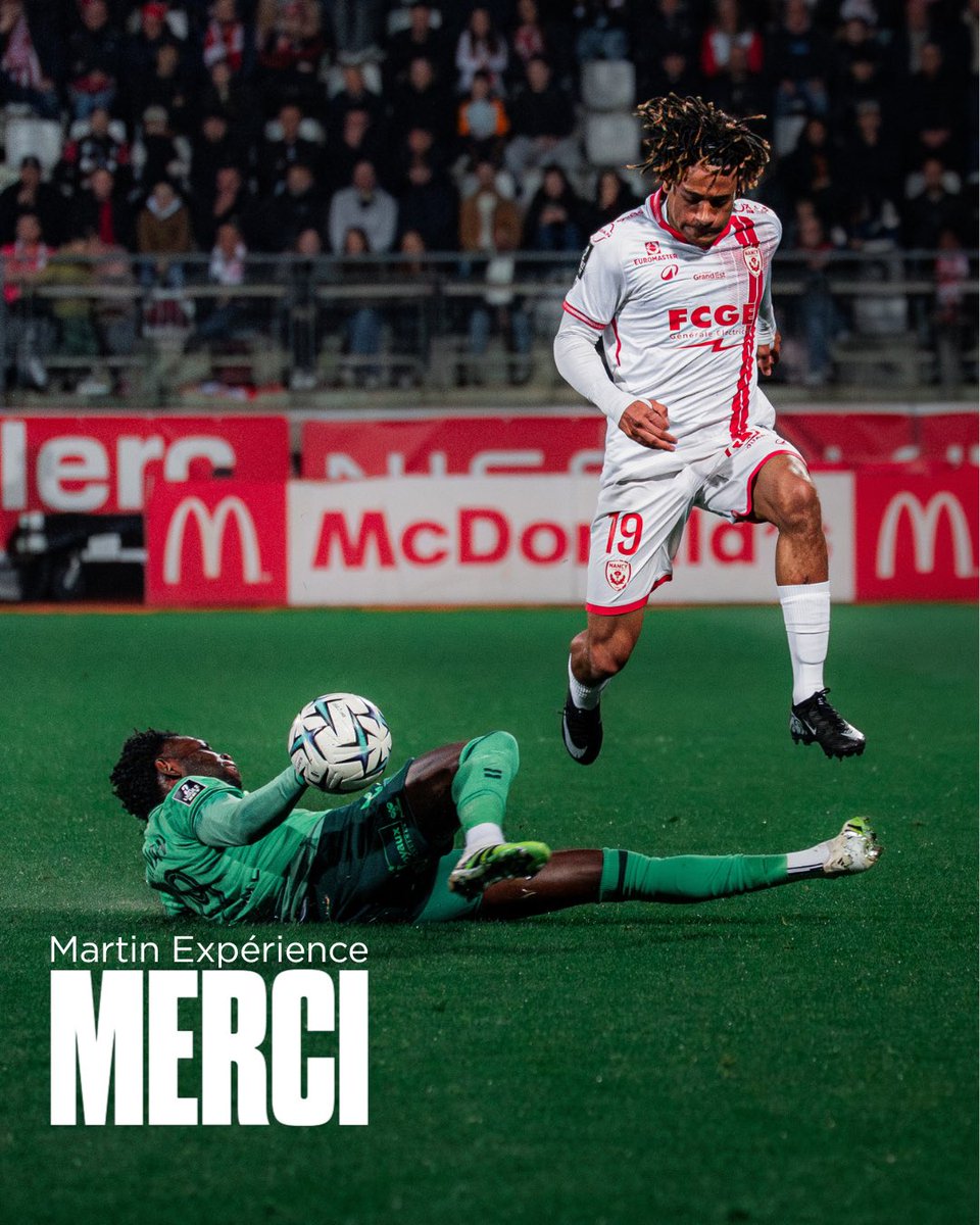 asnlofficiel's tweet photo. En fin de contrat ce mardi 30 juin, Martin Expérience arrive au terme de son aventure avec l’AS Nancy-Lorraine.

Arrivé en mai 2024, Martin a contribué à la montée en Ligue 2 puis au maintien du club la saison dernière. L’ASNL lui souhaite le meilleur pour la suite de sa carrière ❤️🤍

Merci pour tout, Martin 👋

#ASNL #Histoire #Ensemble