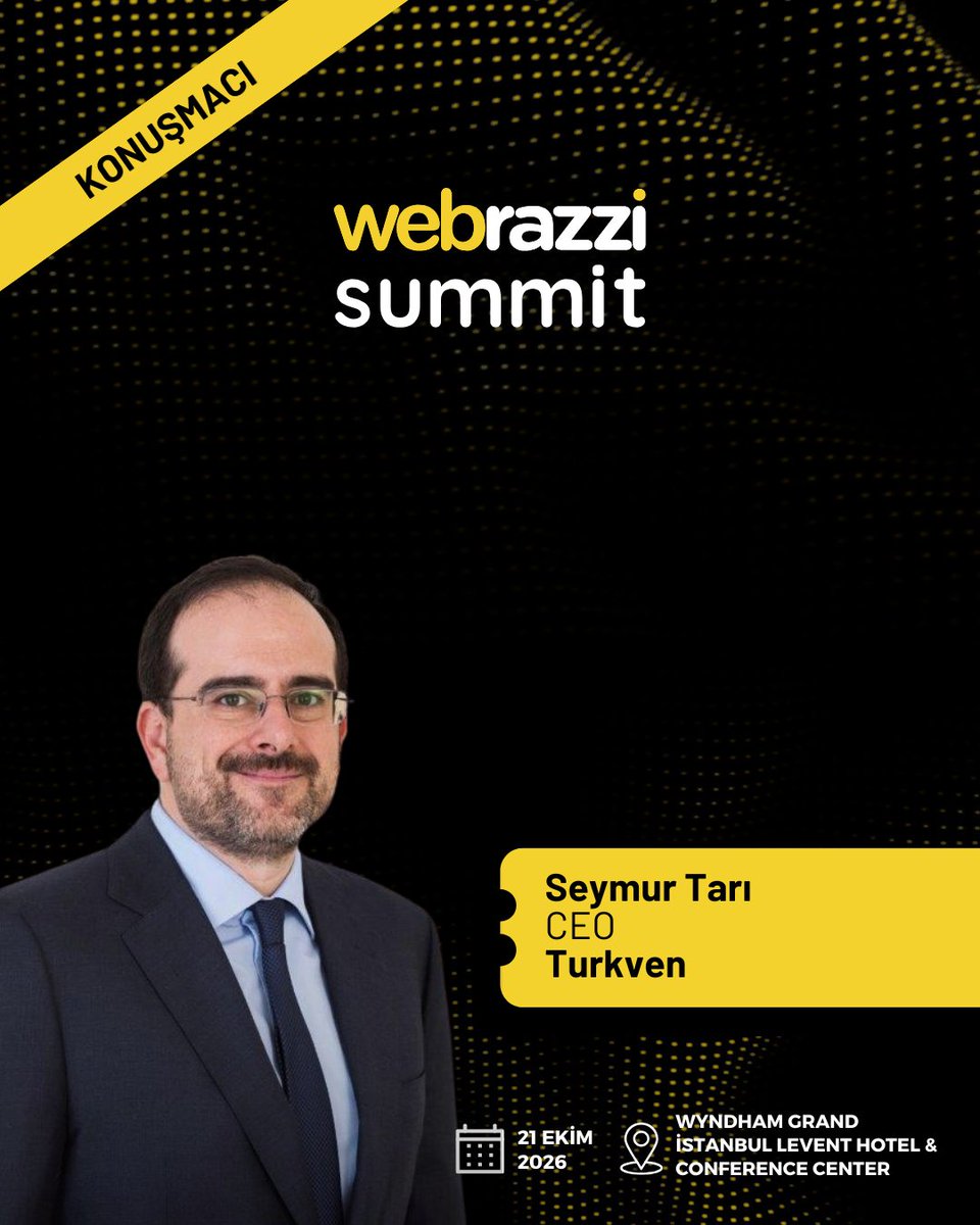 Turkven CEO'su Seymur Tarı, Webrazzi Summit 2026'da Sahne Alacak