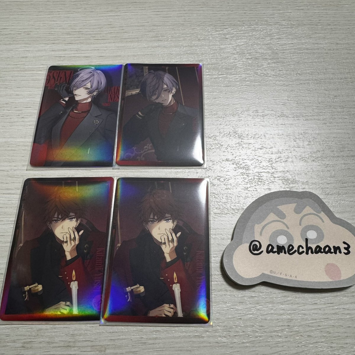 amechaan3's tweet photo. 【交換】にじさんじ 3SKM 1st Anniversary ランダム風カード サンリオ ランダムホログラム缶バッジ ランダムコレクションカード

【譲】画像1･2枚目

【求】同種💚の方

郵送での交換希望です。
お気軽にお声がけください!! https://t.co/NnXxhpvQNe