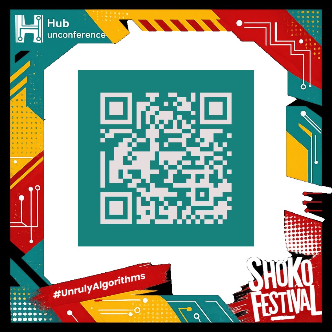 ShokoFestival's tweet photo. Your idea doesn’t have to be finished. It has to be honest. HUB UNCONFERENCE 2026 is a space to prototype, dream, and challenge digital power together. Bring the rough draft. Bring the bold question. Just bring it. 

🔴Submissions are now CLOSING!

🖇️Submit your session proposal: https://t.co/dhxmjOdPa2

The Hub Unconference is running from the 23rd to the 24th of September. See you soon!
#ShokoFestival2026 #TheHubZW #UnRulyAlgorithms
