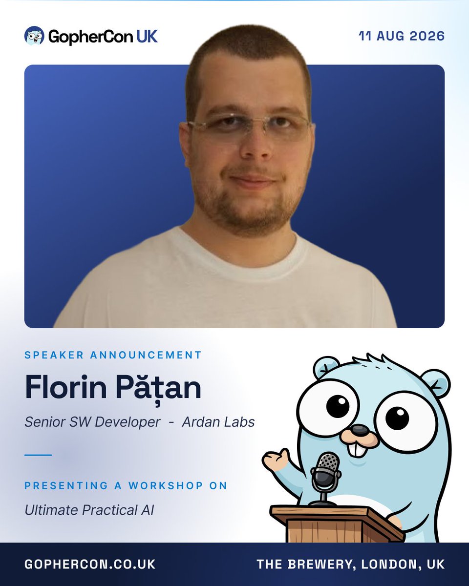 GopherCon UK tweet media