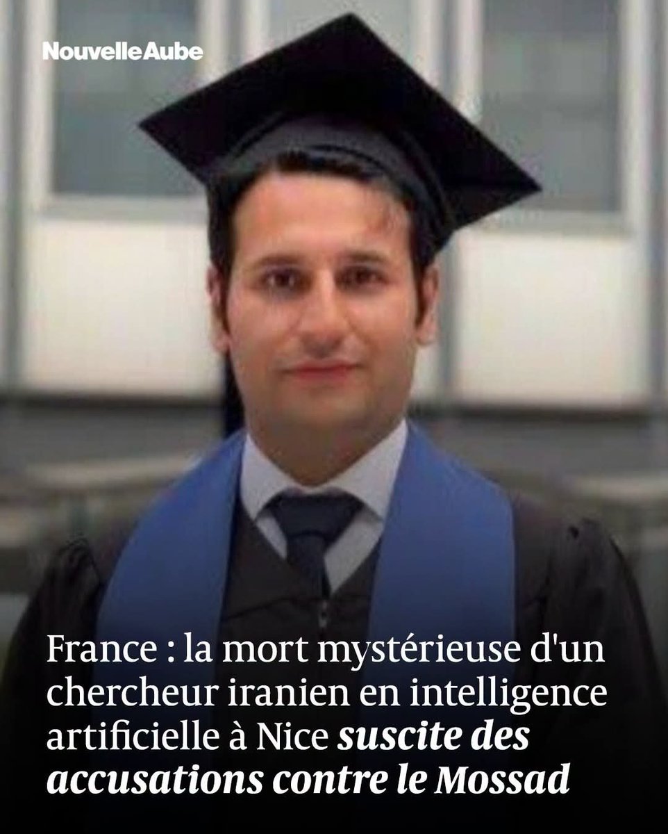 7annabaal's tweet photo. @CNEWS Ali Ehsanian, docteur en IA, égorgé à Nice. Silence médiatique total. Mais un ado avec un pistolet à eau ? Là c'est de la "terreur". Bravo CNews. https://t.co/Rf6ku2h85G