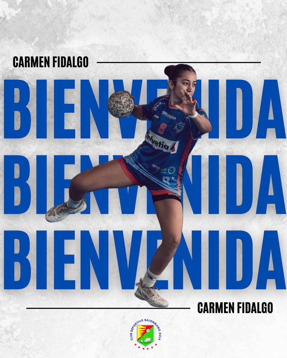 BmAulaCultural's tweet photo. 🔵⚪ NUEVO FICHAJE

Carmen Fidalgo (18 años), lateral derecho e internacional con la selección española en categorías inferiores, refuerza al Caja Rural Aula Valladolid para la próxima temporada.

¡Bienvenida, Carmen! 💙

#VamosAula https://t.co/JT8lOImey2