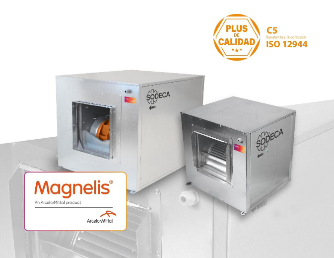 Feria_CR's tweet photo. 🛡️🌬️ SODECA apuesta por la máxima durabilidad con chapa Magnelis®, una tecnología que ofrece hasta 3 veces más resistencia a la corrosión que el acero galvanizado convencional. https://t.co/OQYcmyq1Nv