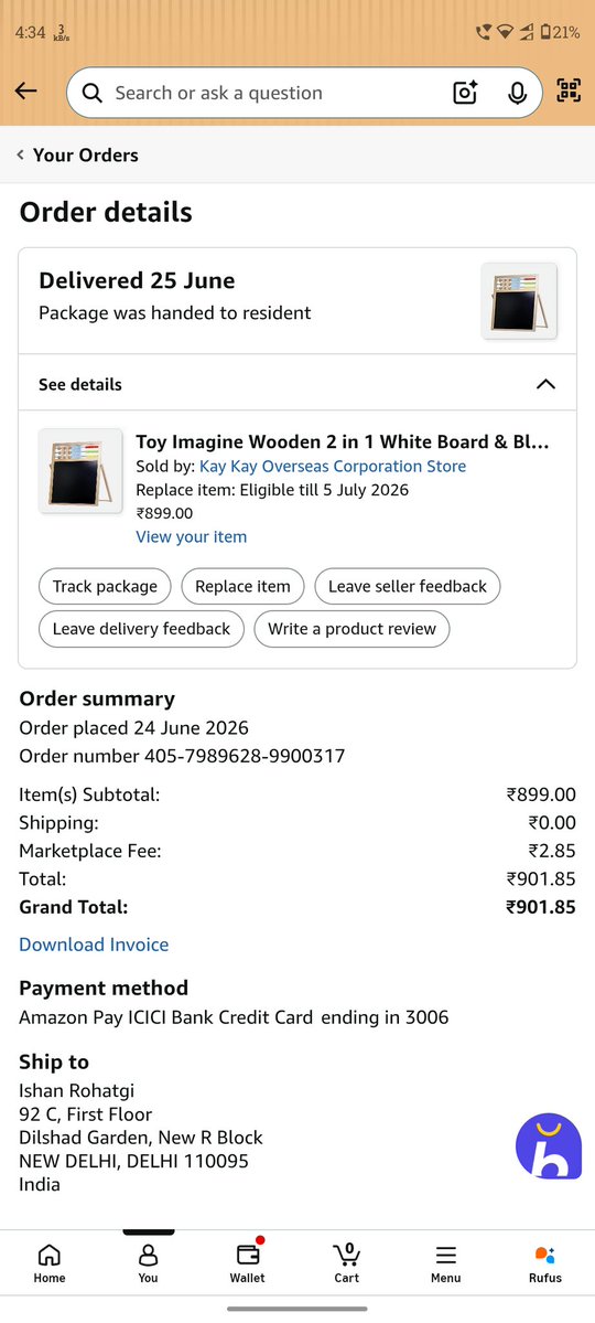 demons_dead's tweet photo. @amazonIN Since when have you guys started to overcharge than the MRP? Product is listed at 899, but the MRP is 799 only. That too a sticker which any random person can stick. So can't even trust 799 actually. https://t.co/uEyG2sZisf