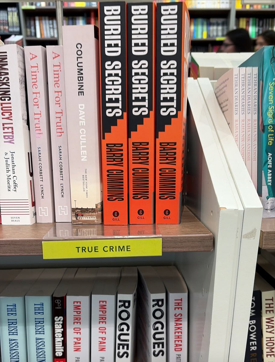 barrycummins12's tweet photo. Delighted to see Buried Secrets selected in Easons summer reads - along with a number of other very worthy books. Thank you to all who have read my personal account of coming face to face with a murderer who thought he could outwit everyone, and who failed. #buriedsecrets https://t.co/c4kRyZnzqn