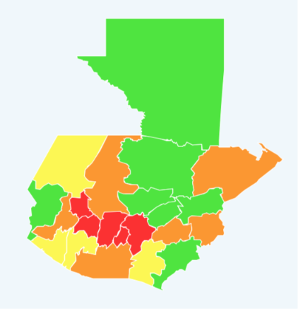 MapasGt's tweet photo. El Ministerio de Salud ha desarrollado un tablero sobre casos de sarampión en el país. Aquí el mapa donde han ocurrido más diagnósticos; y en este enlace el tablero 
https://t.co/Wux8GQ27UE https://t.co/wmfJkmSs3q