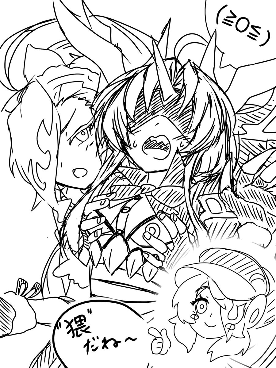 rorinosu0812's tweet photo. キサラギちゃんは攻められ慣れてない
#デュ絵マ　#デュエマ虹アート https://t.co/fORIpLeKbA