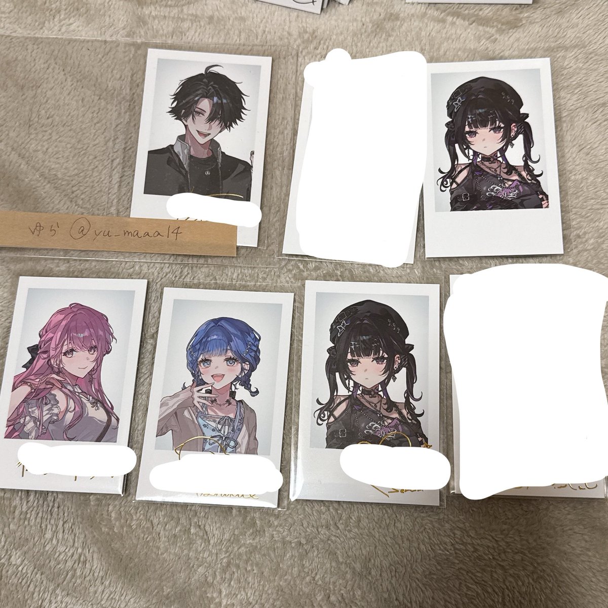 yu_maaa14's tweet photo. 交換 譲渡 にじさんじ Y4T4 welcomeチェキ  

譲：画像1
求：🩷(左下)の方N×1(出なかった為コンプ目的)

郵送のみ。
検索からでもお気軽にお声かけください！
R1↔N1でも可 https://t.co/XkF8NfVTLv