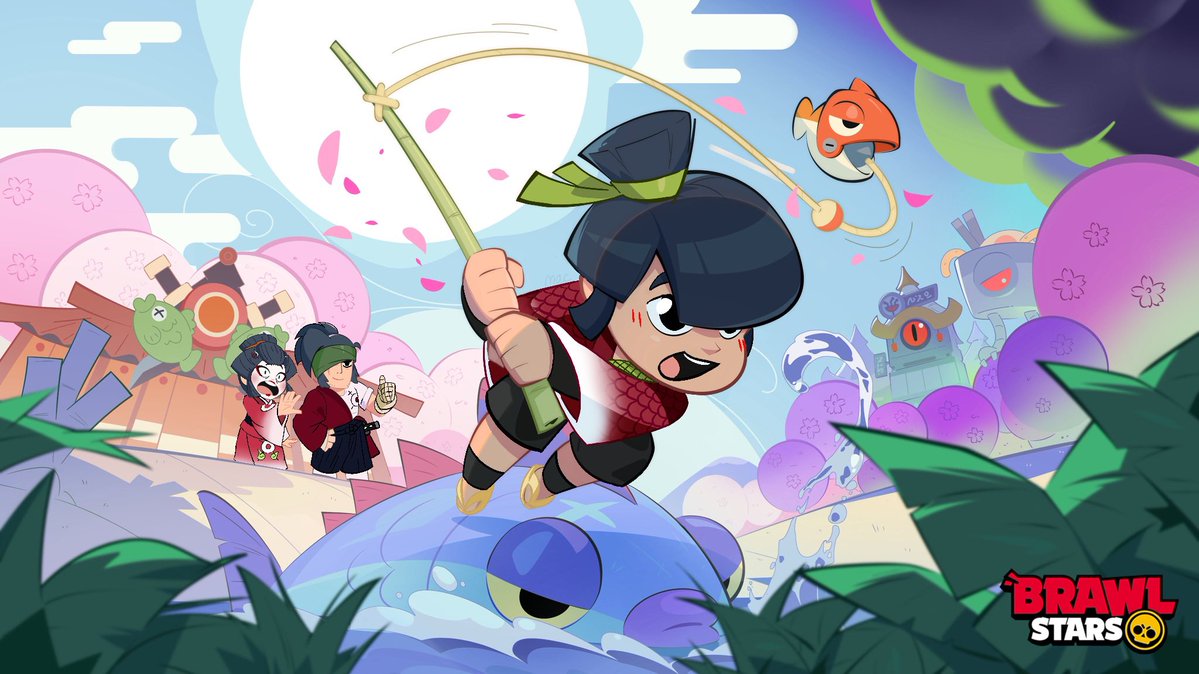 YaboyMacaron1's tweet photo. Editing official kaze (and Nori) art as my redesign because no one can stop me

#brawlbound #brawlstarsart https://t.co/UGWwvNMu8T