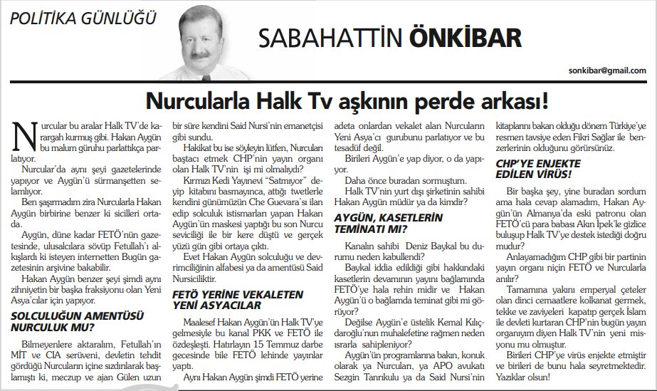 _Alticihis's tweet photo. @hakan_aygun hakkında şöyle bir yazı kaleme alınmış, ayılınca okursun https://t.co/1sFikTBSzO