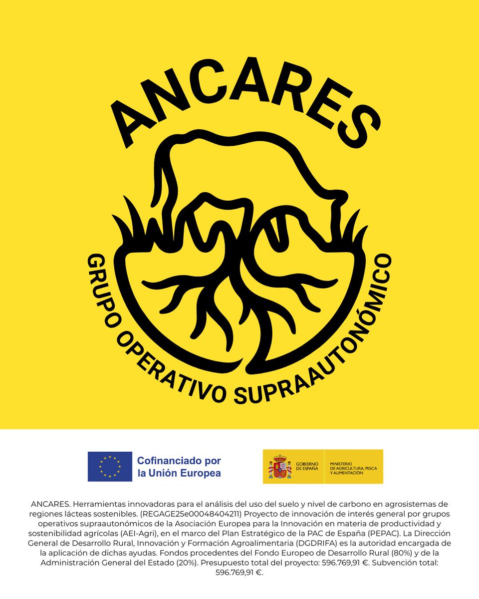 ProyectoAncares's tweet photo. Esta financiación permite impulsar herramientas innovadoras para el análisis del uso del suelo y del nivel de carbono en agrosistemas de regiones lácteas sostenibles.

#ProyectoANCARES #InnovaciónAgraria #Sostenibilidad #SectorLácteo #Agrosistemas #FondosEuropeos #DesarrolloRural https://t.co/DB3M1cSzfO