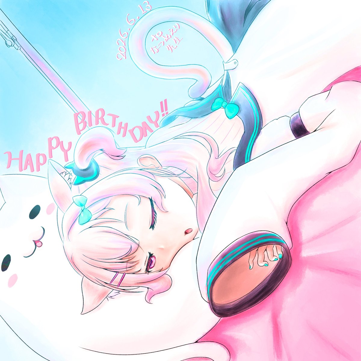 716MHz's tweet photo. #今月描いた絵を晒そう
お仕事を除いて4枚描けました❗️
史上最高記録❗️
2026年も折り返しですが、後半戦も皆様よろしくお願いします🙇

描きたい推しはまだまだ尽きないですが、一次創作も応援していただけるよう、頑張っていきたいと思います。 https://t.co/RmMMM0JGiZ