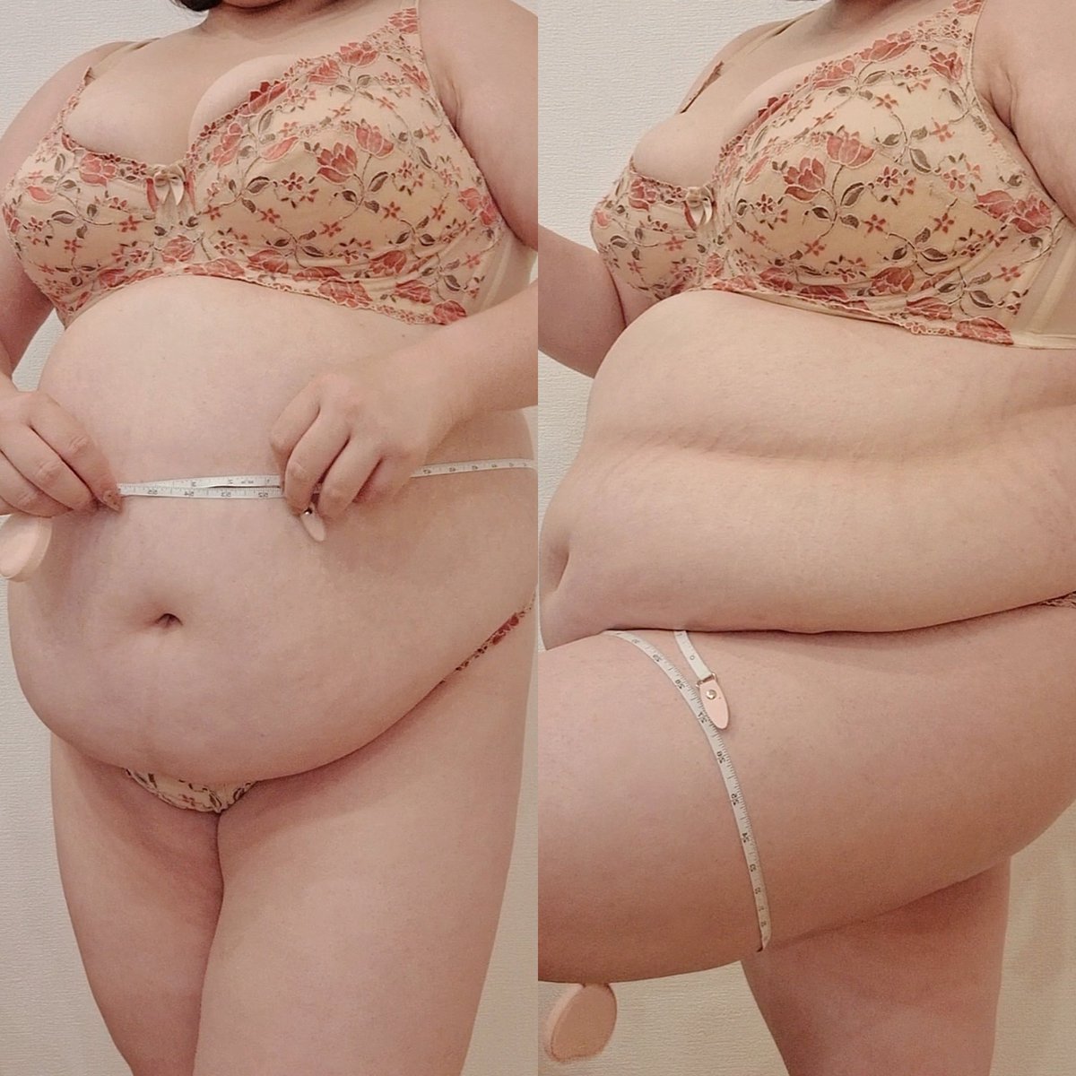 __nnyoki's tweet photo. 《甘いもの欲が爆発した１ヶ月🍰🧁身体測定動画!! part 59》

月末の身体測定です！
ウエスト・下腹・太もも・体重📏

[Fantia]
 https://t.co/C1jfixUA2r https://t.co/dEtz7okL7T