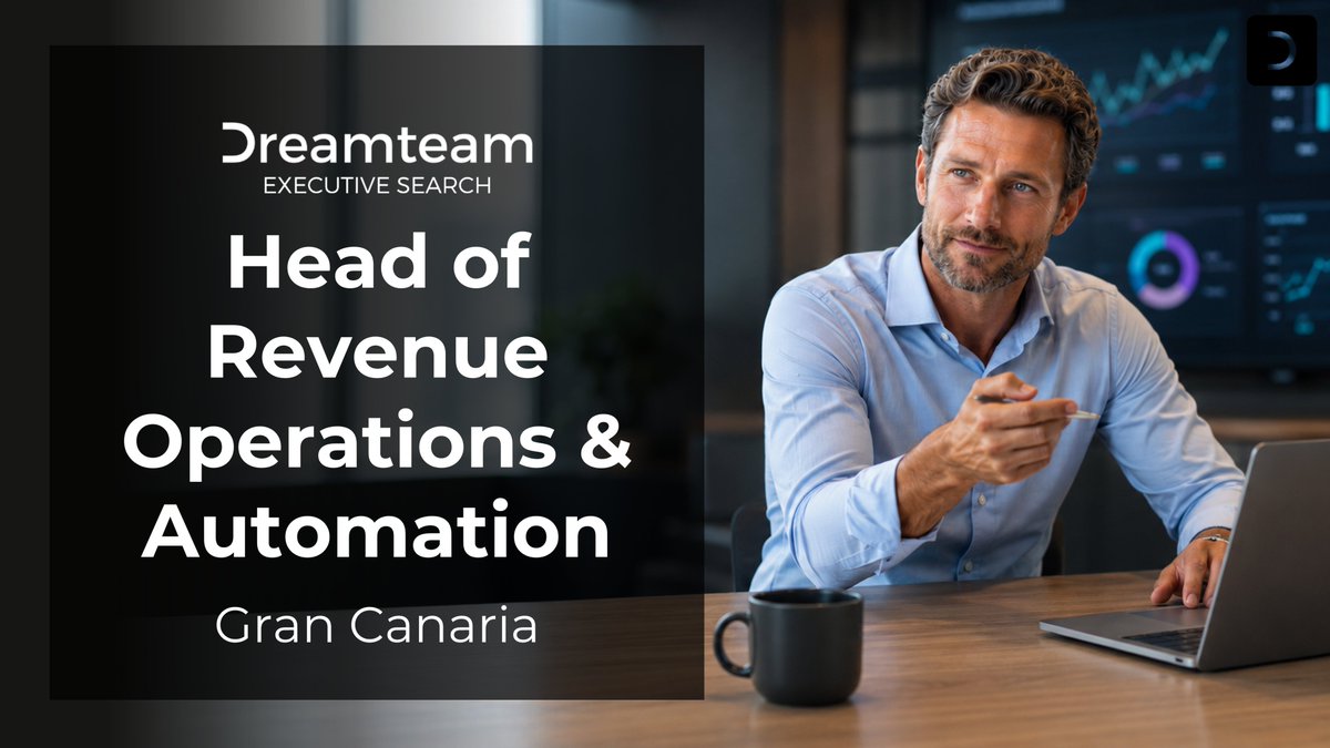 empleodreamteam's tweet photo. #EMPLEO | Seleccionamos Head of Revenue Operations &amp; Automation para liderar el área de Revenue de una cadena hotelera con un portfolio de más de 30 hoteles en Canarias. Más información e inscripciones: https://t.co/HWuKyO4E9N https://t.co/CBK2A3TSCf