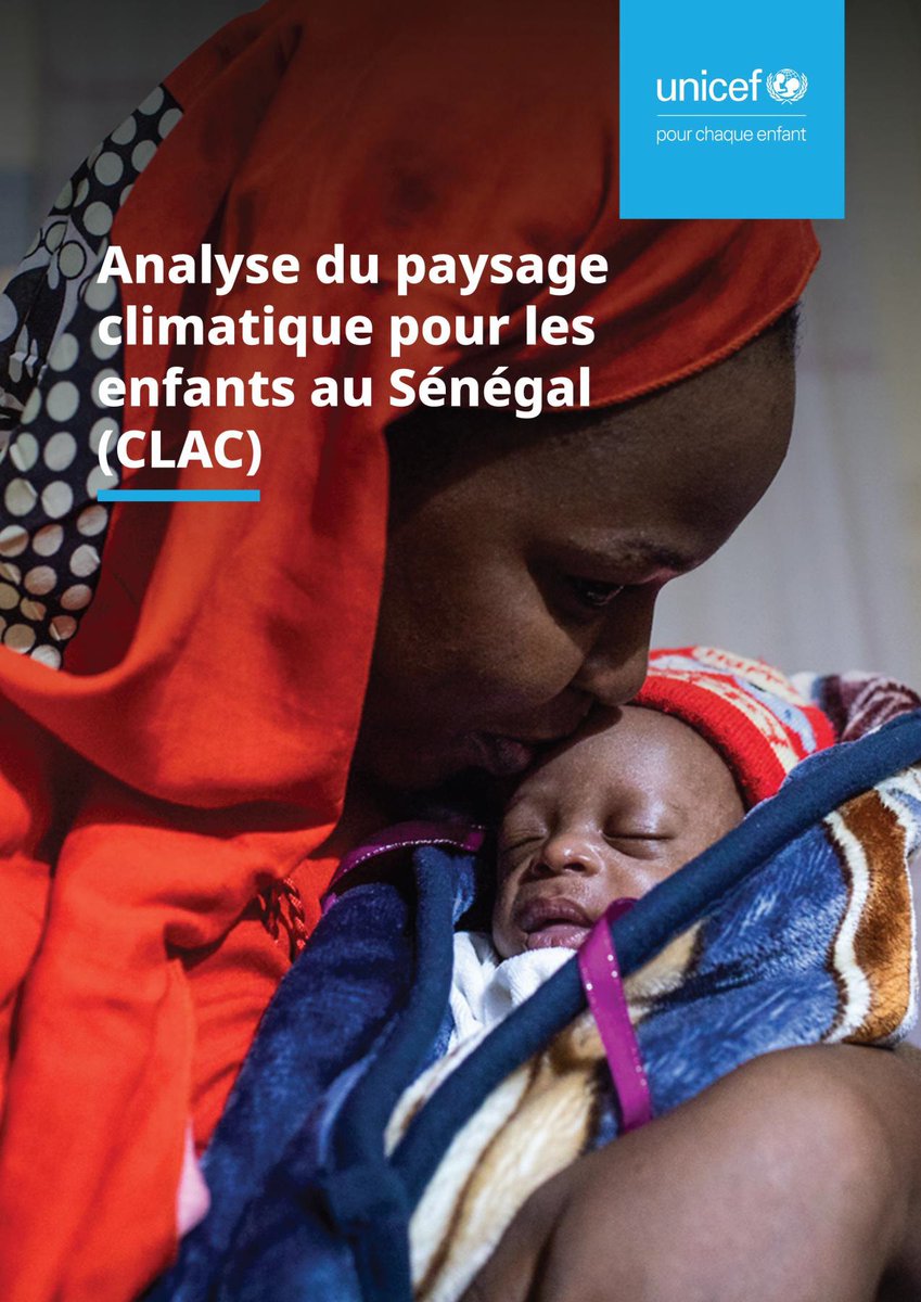 unicefsenegal's tweet photo. @unicefsenegal salue la validation de l’Analyse du Paysage Climatique pour les Enfants (CLAC) au Sénégal. Les enfants sont parmi les plus touchés par les changements climatiques. Plaçons leurs droits au cœur des politiques climatiques. 🌍👧🏾👦🏾 #ClimateAction #ChildRights #Sénégal https://t.co/zs4ZACBSIu