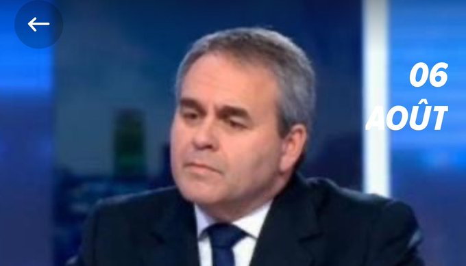 DelormeJul11265's tweet photo. Xavier Bertrand, le plus arriviste, le plus "prostituable", le plus pleutre, le plus incompétent, prêt à tout pour Matignon. Les Français ne veulent pas de toi : tu fais partie du problème, pas de la solution. https://t.co/Azi92UhPYy
