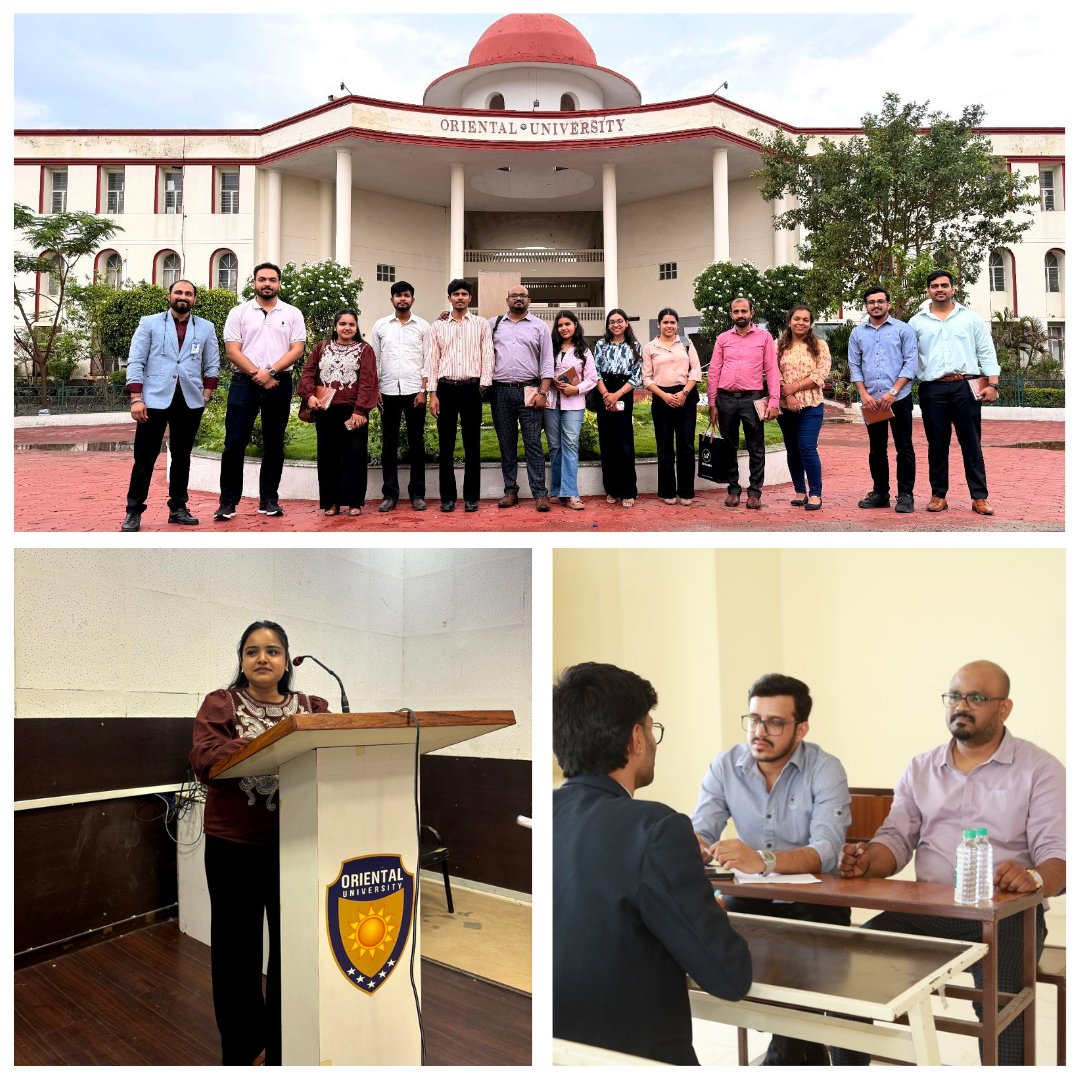 webkorpsllc's tweet photo. Team #Webkorps joined the campus placement drive at Oriental University.
Connecting with talented students whose passion for innovation was truly inspiring. Investing in early talent = investing in the future.
Thank you for the warm welcome!
#CampusPlacement #TechCareers https://t.co/imr7364s5g