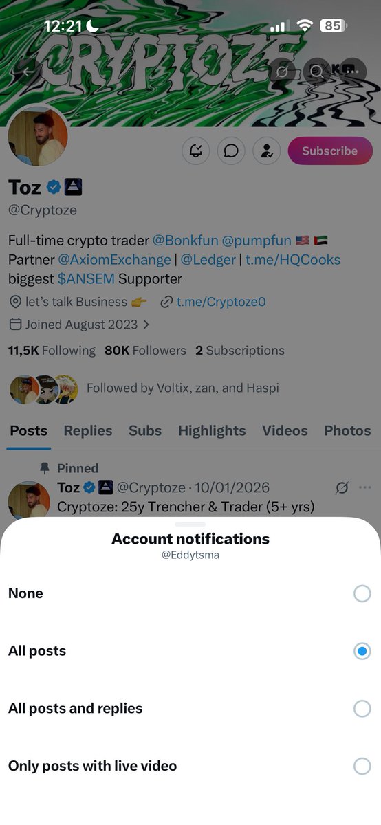 Eddytsma's tweet photo. @Cryptoze Hi bro 

HVqBWqojUjSHSnDBWqpyHeCoR1mMDXAGDUTfcDzTWkJg https://t.co/uzgicVxt4c