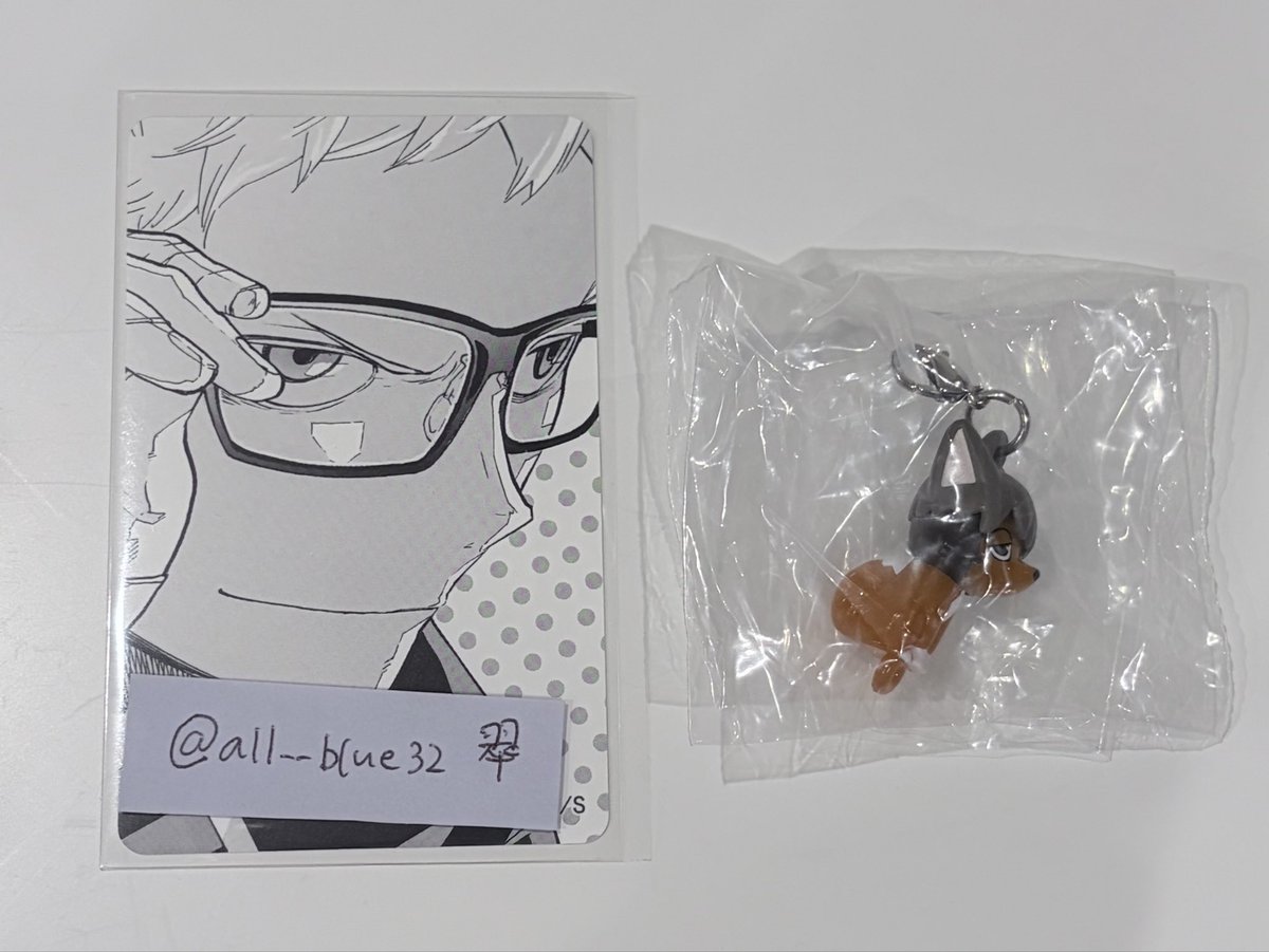 all__blue32's tweet photo. 【交換】めじるしアクセサリー つながリングチャーム ハイキュー マスコット vol.2

譲：サムキツネ
求：ツキガラス

福岡（天神・博多手渡し）or 郵送
よろしくお願いいたします🙇‍♀️ https://t.co/95dciVvEkp