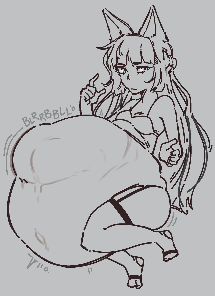 unusualnomz's tweet photo. miyabi request from subscribestars!  

drew her in a bra and undies because i'd rather die than draw a full hoyo.verse outfit https://t.co/3YrSmjygUV