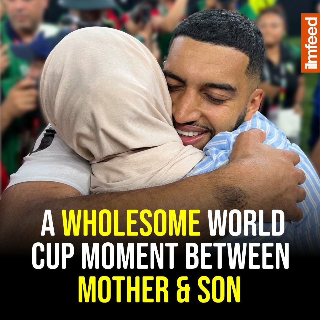 IlmFeed's tweet photo. Ismael Saibari, who helped Morocco reach the last 16 of the World Cup, honoured his mother in the most heartfelt way by finding her in the stands and embracing her after the match. In Islam, immense importance is placed on honouring and showing kindness to one’s parents.

While many players might turn to friends or partners to celebrate such a moment, Saibari chose to go straight to his mother.

Moments like these are a powerful reminder that whenever we achieve success in life, we should never forget those who shaped us, supported us, and made du‘a for us along the way. Gratitude should be shown through action - by thanking them, honouring them, being at their service, seeking their du‘a, and continuously making du‘a for them, especially our parents.