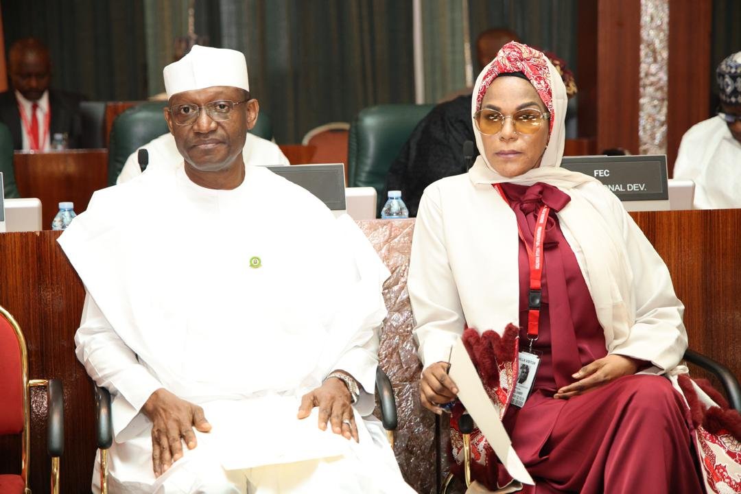 OfficialAPCNg's tweet photo. PHOTOS: President Bola Ahmed Tinubu, GCFR, on Monday swore in Hajiya Amina Ibrahim Gamawa as the Commissioner representing Bauchi State on the Revenue Mobilisation Allocation and Fiscal Commission (RMAFC). Also sworn in at the Council Chamber of the State House, Abuja, was Abdullahi Mukhtar, Commissioner representing Kaduna State on the RMAFC.

Prior to her nomination, Hajiya Amina Ibrahim Gamawa served as Deputy Director, Administration (Presidential Liaison) of the All Progressives Congress (APC), where she was responsible for ensuring effective administrative coordination and maintaining seamless liaison between the Party's National Secretariat and the Presidency.