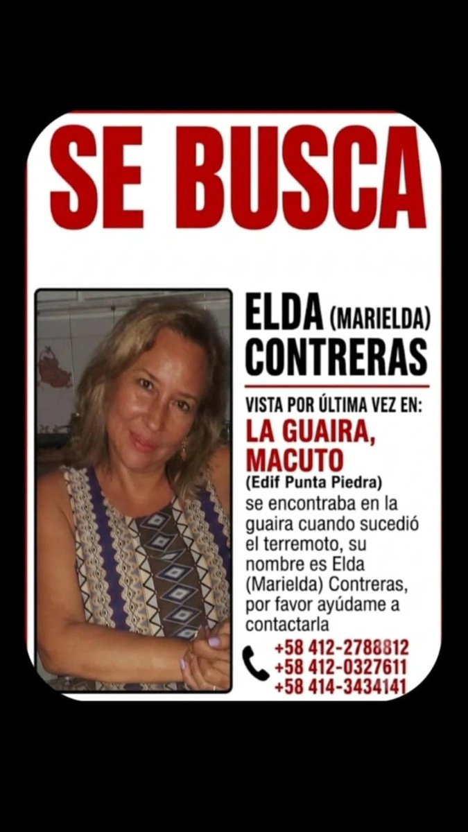 AlejandroSauceN's tweet photo. Buen día... #RETWITTEA por favor. Es mi cuñada y llevamos 6 días buscándola. No aparece en hospitales, albergues y morgues. En los escombros estaban muchas de sus pertenecias que fueron expulsadas por el sismo. No sabemos si fue expulsada o está sepultada en el edificio. Gracias. https://t.co/lwTWUdJfV5