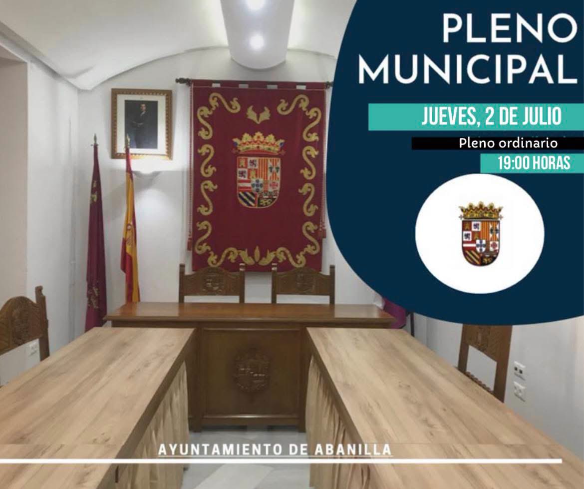 AbanillaAyto's tweet photo. ➡️ PLENO MUNICIPAL ORDINARIO 

🗓 Jueves 2 de julio
🕖 19:00 horas

📃Puedes ver el orden del pleno adjunto en imagen.

🤓Puedes verlo en directo por la web: https://t.co/Nci3aYpfmX https://t.co/DZIAuhqkWs