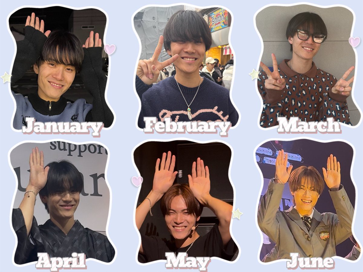 __52gram's tweet photo. 上半期もごうきくんのお陰で楽しく幸せな時間を過ごせたよ〜🐰💘💘
溢れるくらいの思い出をありがとう😻💙

下半期もいっぱい笑って楽しくいられたらいいな‍👼🏻💞改めていつもありがとう꒰՞ɞ̴̶̷̥⩊ɞ̴̶̷̥՞꒱֯🎵⭐️ https://t.co/R8ppkAEbob